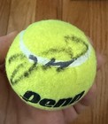 Serena Williams And Venus Williams Dual Signed Autographed Us Open Tennis Ball 