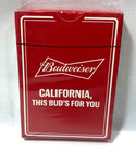 New Sealed - Budweiser California This Bud   s For You Playing Cards