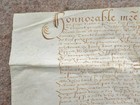 1603 France Ornans Vellum Deed Document Sale Of Land For Growing Vines