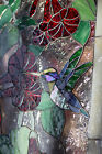 Tiffany Style Stained Glass Window Panel Rv Clear Beveled Diamond Victorian