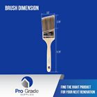 Pro Grade Paint Brush Set  12pk 2 1 2  Angle Paint Brushes  Wall  Trim   House