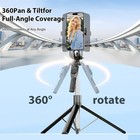 75  Professional Cell Phone Holder   Camera Tripod Stand Remote Selfie Stick Us