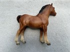 Nice Vintage Breyer Horse  84 Chestnut Clydesdale Draft Foal Light Matte 1970s