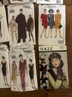 Vintage Vogue Sewing Patterns Lot Of 9 Ultra Ez Very Easy Uncut   2 Cut Usa