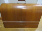 Vintage Singer Sewing Machine Wooden Case Only Bentwood Dome