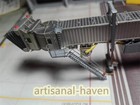 1 200 Airport Gse Air Bridge Model Finished Scene Model Type D  silver Gray 