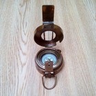 Antique Nautical Brass Military Prismatic Compass Vintage Collectible