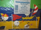3 Nos Vintage Gift Wrap Packs Celebrations By Gibson - Golf Theme - 2 20 X 30 In