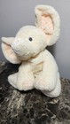 Ty Pluffies P   nut Pnut Elephant Yellow Gingham Plaid Ears 2007 Plush  8   