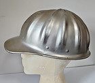 Vintage 1960s Superlite Aluminum Fibre-metal Hard Hat Helmet With Liner Usa