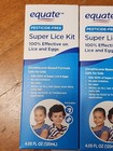 Equate Super Lice Kit Pesticide Free Lice And Eggs Treatment 4 05 Fl Oz Lot Of 5