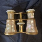 Vintage Lemaire Fi Paris Mother Of Pearl Adjustable Dial Opera Glasses No Case