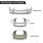 For 2016-2017 Honda Accord Front Bumper Upper Lower Grill   Led Fog Lights Set