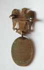 Antique Gold Tone Order Of Red Men Tote Eagle Dangling Award Pin Medal