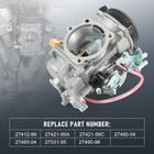 Carburetor Carb Set For Harley Davidson Glide Sportster 40mm Cv40 Xl883 27490-04