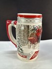2017 Budweiser Beer Clydesdales Holiday Retreat Collectible Stein Coa   No Box