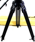 Manfrotto 100mm Da Hd Tripod With Midspreader Super Sturdy Profess Serviced 99lb