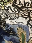 Roberto Cavalli Women   s Multicolor Striped Graphic Print Shawl wrap