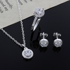 925 Sterling Silver Cute Solid Christmas Gift Noble Fashion Elegant Women Shiny 