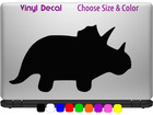 Triceratops Cute Dinosaur Jurassic Decal Laptop Window Sticker Choose Size Color