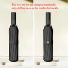 1pc Automatic Windproof Folding Umbrella Large Rain Sun Protection - New
