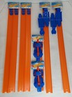 Hot Wheels Tracks 2x Straight Tracks  2x Loop Tracks And 2x Launchers Lot Of 6