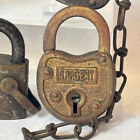 Vtg Padlock Lot No Keys Yale Corbin Sargent Fraim   Unmarked Decorative Display 
