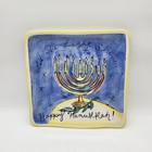 Ceramic Hanukkah Platter 11  X 11  By Julia Junkin For Certified International