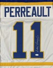 Gilbert Perreault White Buffalo Sabres  11 Hof 90 Signed Custom Xl Jersey Jsa