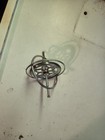 Vintage 1950   s Metal Gyroscope Spinning Top Classic Toy