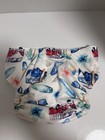 Nwot Reusable Baby Diaper Beach Surf Theme Adjustable To Fit