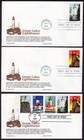 1995 Great Lakes Lighthouses  scott 2969-2973   2973a  Six Aristocrat Fdc Of523