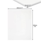 Certbuy 20 Pack Foam Boards White  11  X 14  Foam Core Board  1 8  Thickness    