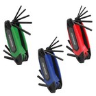 25-piece Folding Allen Wrench Set  Sae  Metric  Torx Hex Key Set Included 3 Pack