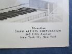 Ray Charles Rare 1956 Agency Promo Photo Facsimile  signed  Postcard