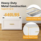 2 Pack Laundry Pedestal Heavy Duty Metal Washer And Dryer Pedestals 16  H