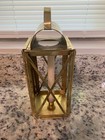 Vintage Colony Metalsmiths Of Virginia Brass Hooded Lantern With Handle 12   
