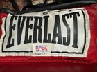Roberto Duran Autographed Signed Red Everlast Boxing Glove Psa dna