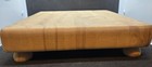 Vintage 1970s E l  Bruce Footed Chop Block 11  X 11  Made In Usa