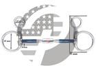 Sweet Iron Baucher Horse Bit Comfort Barrel Bits  Blue Alloy Sweet Iron Bit
