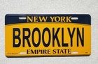 Brooklyn New York License Plate-nyc Official Size Embossed Souvenir Travel Gift