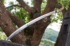 31  Russian Officer Saber Sword Pu Sheath Stainless Steel Blade Wood Handle