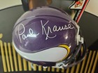 Paul Krause Signed Autographed Minnesota Vikings Mini Football Helmet - Nfl Hof