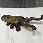 Antique Cast Iron Beetle Boot Jack Paper Label Ipswich Ironmongers Ipswich Ma