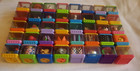 Vtg Fisher Price Peek A Boo 40 Blocks Lot Sensory Sound Sight animal circus misc