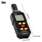 Black Radiation Detector Dosimeter Emf Electromagnetic Tester