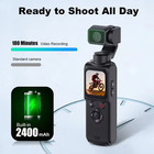 4k Pocket Vlog Gimbal Camera Wifi Face Tracking 330   Rotation Outdoor Travel Cam