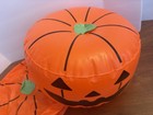 Set Of Two Vintage Pumpkin Blow Ups