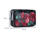 Rfid Blocking Women   s Leather Wallet Credit Card Holder Zipper Coin Pocket Purse