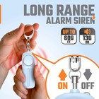 Safety Siren Personal Keychain Alarm For Women Protection     2 Pack Self Defense